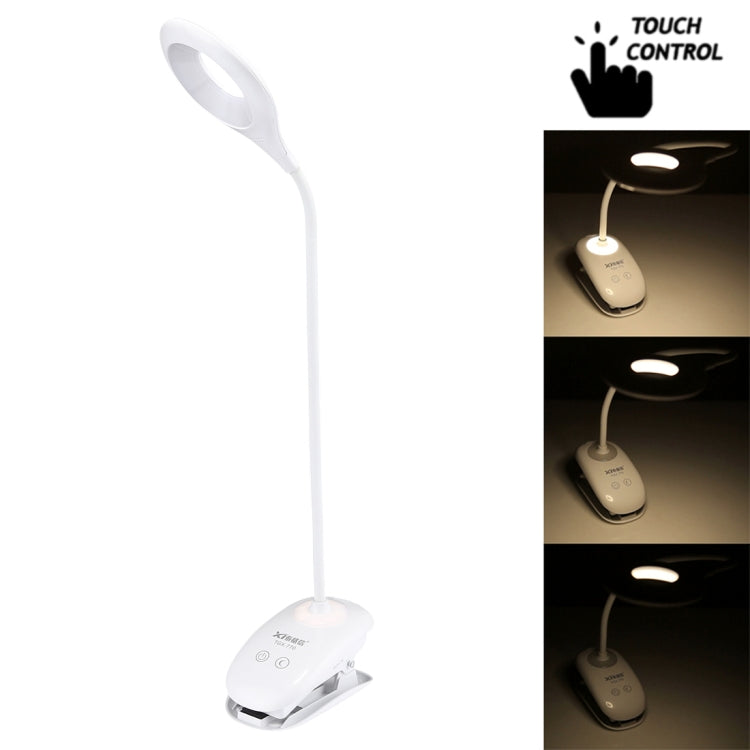 28 LEDs Flexibler Schwanenhals Hohler Ring Design Augenschutz Licht mit Clip & Kleine Nachtlichtfunktion, TGX-770