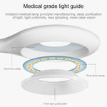 28 LEDs Flexibler Schwanenhals Hohler Ring Design Augenschutz Licht mit Clip & Kleine Nachtlichtfunktion, TGX-770