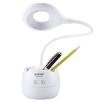 28 LEDs Flexibler Schwanenhals Hohler Ring Design Augenschutz Licht mit Stifthalter / Kleine Nachtlichtfunktion, TGX-772