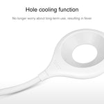 28 LEDs Flexibler Schwanenhals Hohler Ring Design Augenschutz Licht mit Stifthalter / Kleine Nachtlichtfunktion, TGX-772