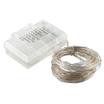 50 LEDs 3 x AA Batteriebox Lichterkette Dekorative Leuchte mit Fernbedienung, DC 5V, Buntes Licht/Fernbedienung, Weißes Licht/Fernbedienung, Warmweiß/Fernbedienung