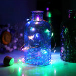 50 LEDs 3 x AA Batteriebox Lichterkette Dekorative Leuchte mit Fernbedienung, DC 5V, Buntes Licht/Fernbedienung, Weißes Licht/Fernbedienung, Warmweiß/Fernbedienung