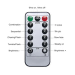 150 LEDs Batterien Box LED Dekorative Lichterkette mit Fernbedienung, 30CM Buntes Licht, 30CM Weißes Licht, 30CM Warmweiß
