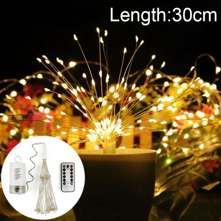 150 LEDs Batterien Box LED Dekorative Lichterkette mit Fernbedienung, 30CM Buntes Licht, 30CM Weißes Licht, 30CM Warmweiß