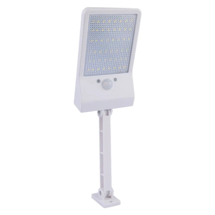 6W 800LM 48 LEDs Solar-Flachlampe mit Fernbedienung und Halterung
