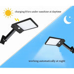 6W 800LM 48 LEDs Solar-Flachlampe mit Fernbedienung und Halterung