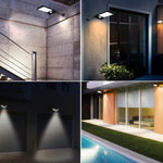 6W 800LM 48 LEDs Solar-Flachlampe mit Fernbedienung und Halterung