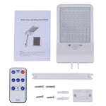 6W 800LM 48 LEDs Solar-Flachlampe mit Fernbedienung und Halterung