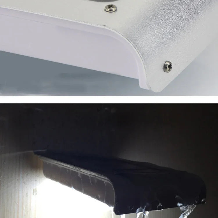 LED-Solar-Wandleuchte für den Außenbereich mit menschlicher Körperinduktion