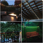 50 LEDs Blasenball Outdoor Garten Wasserdichte Weihnachtsfrühlingsfest Dekoration Solar Lichterkette