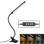 LED Schreibtischlampe 8W Klappbar Verstellbar USB-Ladefunktion Augenschutz Tischlampe, USB-Ladeversion, USB-Ladeversion (Schwarz), USB-Ladeversion (Weiß)