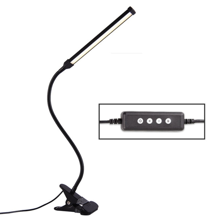 LED Schreibtischlampe 8W Klappbar Verstellbar USB-Ladefunktion Augenschutz Tischlampe, USB-Ladeversion, USB-Ladeversion (Schwarz), USB-Ladeversion (Weiß)