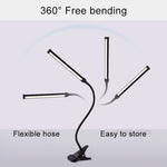 LED Schreibtischlampe 8W Klappbar Verstellbar USB-Ladefunktion Augenschutz Tischlampe, USB-Ladeversion, USB-Ladeversion (Schwarz), USB-Ladeversion (Weiß)