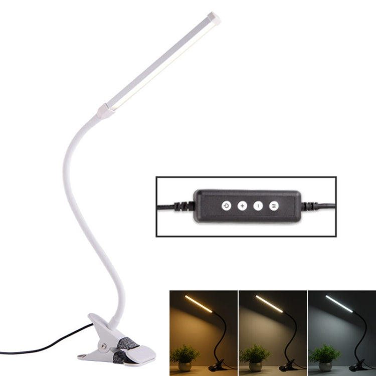 LED Schreibtischlampe 8W Klappbar Verstellbar USB-Ladefunktion Augenschutz Tischlampe, USB-Ladeversion, USB-Ladeversion (Schwarz), USB-Ladeversion (Weiß)