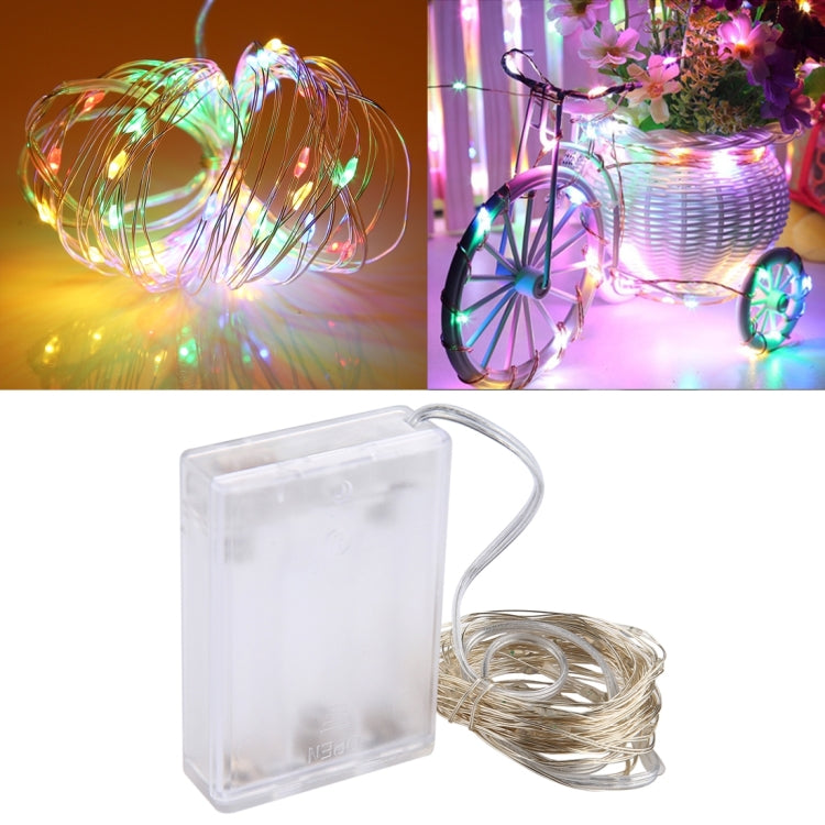 50 LEDs SMD 0603 3 x AA Batteriefach Lichterkette Dekoratives Licht, DC 5V, 5m Pinkes Licht, 5m Grünes Licht, 5m Violettes Licht, 5m Rotes Licht, 5m Weißes Licht, 5m Warmweißes Licht, 5m Gelbes Licht, 5m Blaues Licht, 5m Buntes Licht