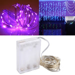 50 LEDs SMD 0603 3 x AA Batteriefach Lichterkette Dekoratives Licht, DC 5V, 5m Pinkes Licht, 5m Grünes Licht, 5m Violettes Licht, 5m Rotes Licht, 5m Weißes Licht, 5m Warmweißes Licht, 5m Gelbes Licht, 5m Blaues Licht, 5m Buntes Licht