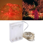 50 LEDs SMD 0603 3 x AA Batteriefach Lichterkette Dekoratives Licht, DC 5V, 5m Pinkes Licht, 5m Grünes Licht, 5m Violettes Licht, 5m Rotes Licht, 5m Weißes Licht, 5m Warmweißes Licht, 5m Gelbes Licht, 5m Blaues Licht, 5m Buntes Licht