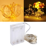50 LEDs SMD 0603 3 x AA Batteriefach Lichterkette Dekoratives Licht, DC 5V, 5m Pinkes Licht, 5m Grünes Licht, 5m Violettes Licht, 5m Rotes Licht, 5m Weißes Licht, 5m Warmweißes Licht, 5m Gelbes Licht, 5m Blaues Licht, 5m Buntes Licht