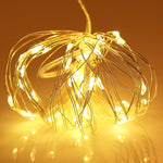 50 LEDs SMD 0603 3 x AA Batteriefach Lichterkette Dekoratives Licht, DC 5V, 5m Pinkes Licht, 5m Grünes Licht, 5m Violettes Licht, 5m Rotes Licht, 5m Weißes Licht, 5m Warmweißes Licht, 5m Gelbes Licht, 5m Blaues Licht, 5m Buntes Licht