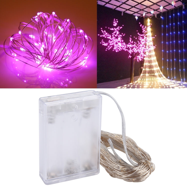 100 LEDs SMD 06033 x AA Batteriefach Lichterkette Dekoratives Licht, DC 5V, 10m Violettes Licht, 10m Rotes Licht, 10m Weißes Licht, 10m Warmweiß, 10m Gelbes Licht, 10m Blaues Licht, 10m Buntes Licht, 10m Rosa Licht, 10m Grünes Licht