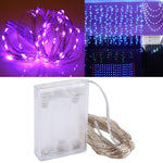 100 LEDs SMD 06033 x AA Batteriefach Lichterkette Dekoratives Licht, DC 5V, 10m Violettes Licht, 10m Rotes Licht, 10m Weißes Licht, 10m Warmweiß, 10m Gelbes Licht, 10m Blaues Licht, 10m Buntes Licht, 10m Rosa Licht, 10m Grünes Licht