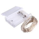 100 LEDs SMD 06033 x AA Batteriefach Lichterkette Dekoratives Licht, DC 5V, 10m Violettes Licht, 10m Rotes Licht, 10m Weißes Licht, 10m Warmweiß, 10m Gelbes Licht, 10m Blaues Licht, 10m Buntes Licht, 10m Rosa Licht, 10m Grünes Licht