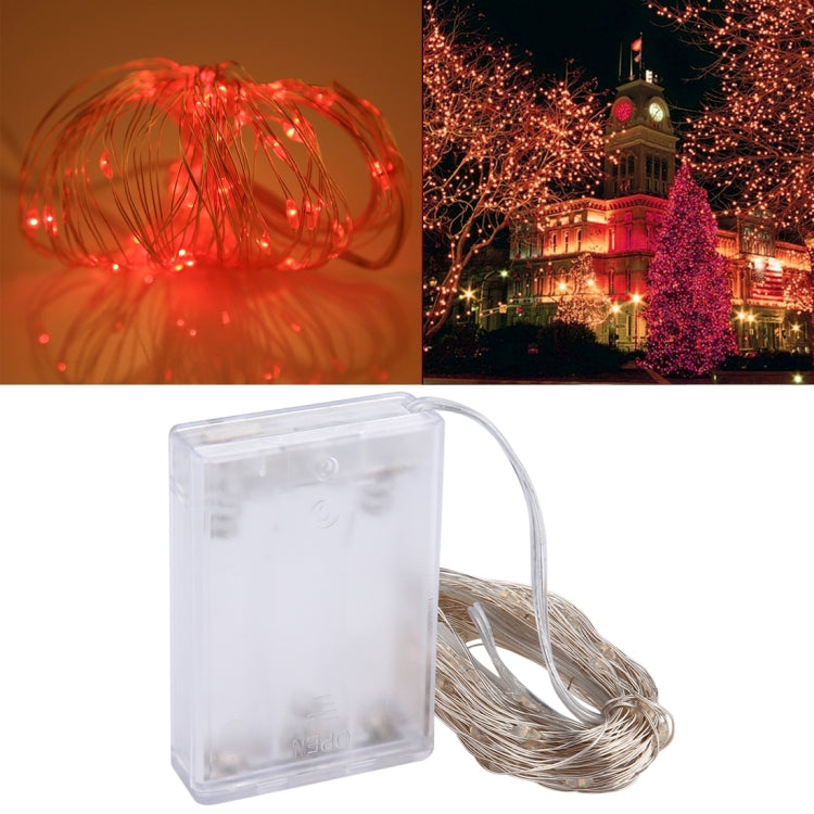 100 LEDs SMD 06033 x AA Batteriefach Lichterkette Dekoratives Licht, DC 5V, 10m Violettes Licht, 10m Rotes Licht, 10m Weißes Licht, 10m Warmweiß, 10m Gelbes Licht, 10m Blaues Licht, 10m Buntes Licht, 10m Rosa Licht, 10m Grünes Licht