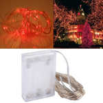 100 LEDs SMD 06033 x AA Batteriefach Lichterkette Dekoratives Licht, DC 5V, 10m Violettes Licht, 10m Rotes Licht, 10m Weißes Licht, 10m Warmweiß, 10m Gelbes Licht, 10m Blaues Licht, 10m Buntes Licht, 10m Rosa Licht, 10m Grünes Licht