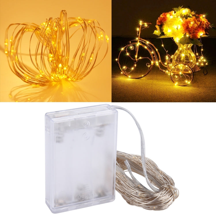 100 LEDs SMD 06033 x AA Batteriefach Lichterkette Dekoratives Licht, DC 5V, 10m Violettes Licht, 10m Rotes Licht, 10m Weißes Licht, 10m Warmweiß, 10m Gelbes Licht, 10m Blaues Licht, 10m Buntes Licht, 10m Rosa Licht, 10m Grünes Licht