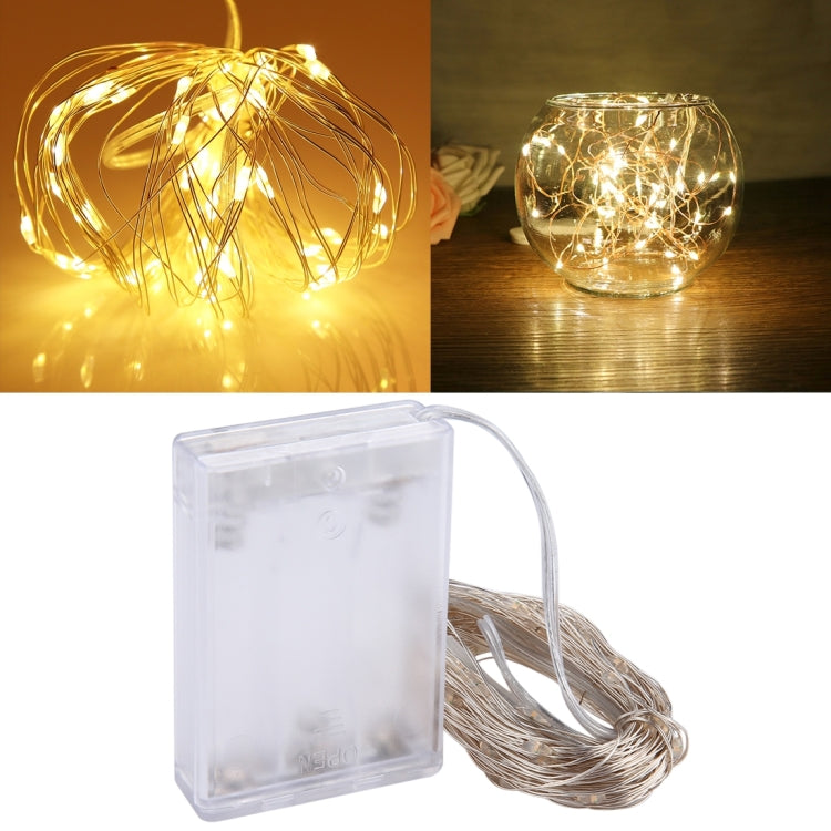 100 LEDs SMD 06033 x AA Batteriefach Lichterkette Dekoratives Licht, DC 5V, 10m Violettes Licht, 10m Rotes Licht, 10m Weißes Licht, 10m Warmweiß, 10m Gelbes Licht, 10m Blaues Licht, 10m Buntes Licht, 10m Rosa Licht, 10m Grünes Licht