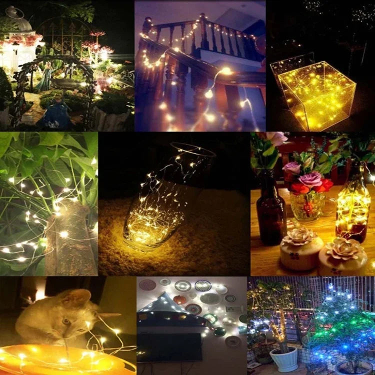 100 LEDs SMD 0603 Lichterkette dekorative Leuchte, 20m farbiges Licht