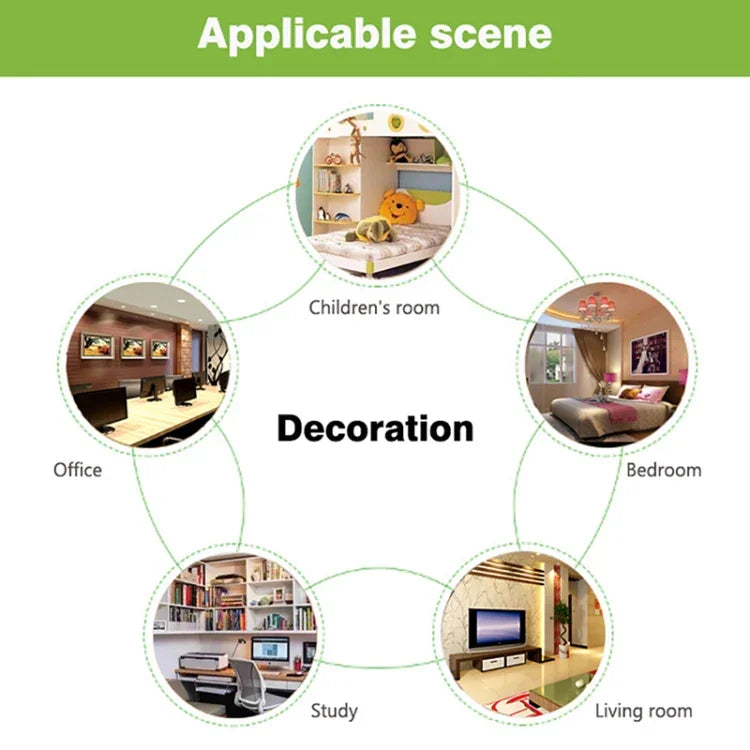 Fünfsaitige Gitarrenform 3D Bunte LED Visuelle Tischlampe, USB Touch-Version, USB Touch-Version