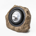 Solarbetriebener Scheinwerfer in Steinoptik LED-Leuchte IP65 Wasserdichte Gartenrasenlampe für den Außenbereich