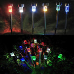 10 Stück Solarenergie Rasenleuchte Außen Edelstahl IP65 Wasserdicht LED Dekorative Gartenlampe