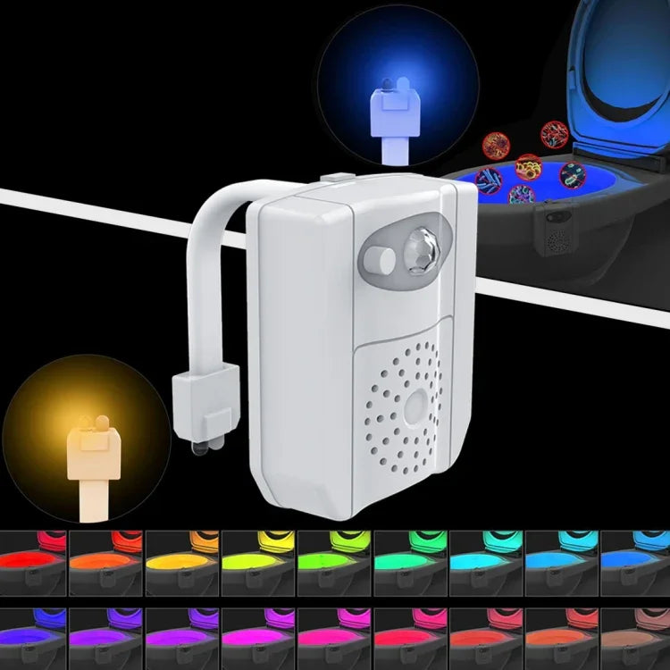 Haus Toilette Badezimmer Sitz Nachtlicht, DC 5V, PIR Bewegungs-UV-Sterilisationslicht
