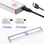 2,8W 40 LEDs Warmweiß Breitbild Intelligentes Körpersensorlicht LED Flur Schranklicht, USB-Ladeversion, 2,8W 40 LEDs Warmweiß