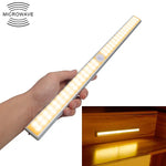 2,8W 60 LEDs Warmweiß Breitbild Intelligentes Körpersensorlicht LED Flur Schranklicht, USB-Ladeversion, 2,8W 60 LEDs Warmweiß