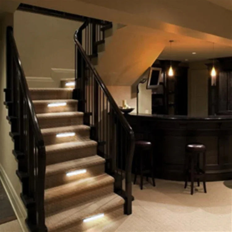 2,8W 60 LEDs Warmweiß Breitbild Intelligentes Körpersensorlicht LED Flur Schranklicht, USB-Ladeversion, 2,8W 60 LEDs Warmweiß