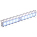1.8W 10 LEDs Weißes Licht Breitbild Intelligentes Bewegungssensorlicht LED Flur- und Schranklicht, Batterieversion, 1.8W 10 LEDs Weiß (Batterieversion)