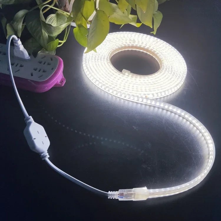 10m SMD 2835 1200 LEDs Lichtband, AC 220V-240V, EU Stecker, 10m