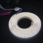 10m SMD 2835 1200 LEDs Lichtband, AC 220V-240V, EU Stecker, 10m