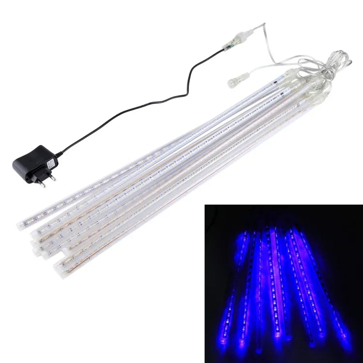 LED Dekoleuchte, Rohrdurchmesser: 1,2 cm, AC 100-240 V, US-, EU-Stecker optional, 8 Stück 50 cm/Blau, 8 Stück 50 cm/Bunt, 8 Stück 50 cm/Weiß