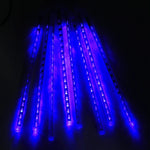 LED Dekoleuchte, Rohrdurchmesser: 1,2 cm, AC 100-240 V, US-, EU-Stecker optional, 8 Stück 50 cm/Blau, 8 Stück 50 cm/Bunt, 8 Stück 50 cm/Weiß