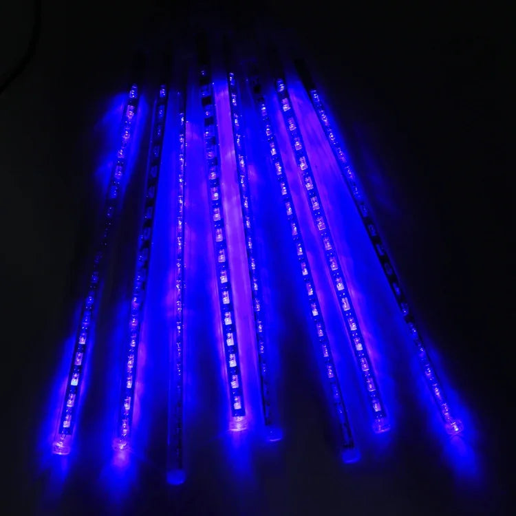LED Dekoleuchte, Rohrdurchmesser: 1,2 cm, AC 100-240 V, US-, EU-Stecker optional, 8 Stück 50 cm/Blau, 8 Stück 50 cm/Bunt, 8 Stück 50 cm/Weiß