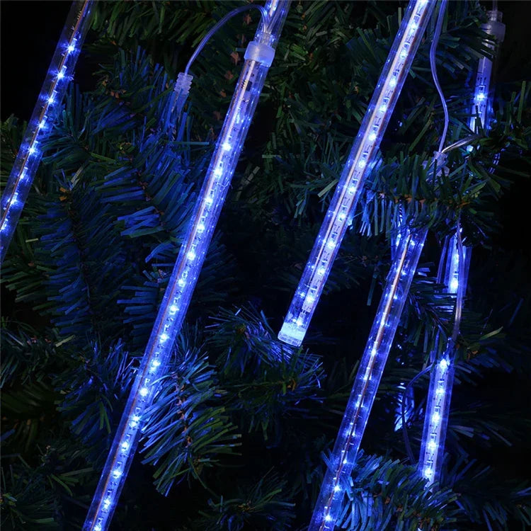 LED Dekoleuchte, Rohrdurchmesser: 1,2 cm, AC 100-240 V, US-, EU-Stecker optional, 8 Stück 50 cm/Blau, 8 Stück 50 cm/Bunt, 8 Stück 50 cm/Weiß