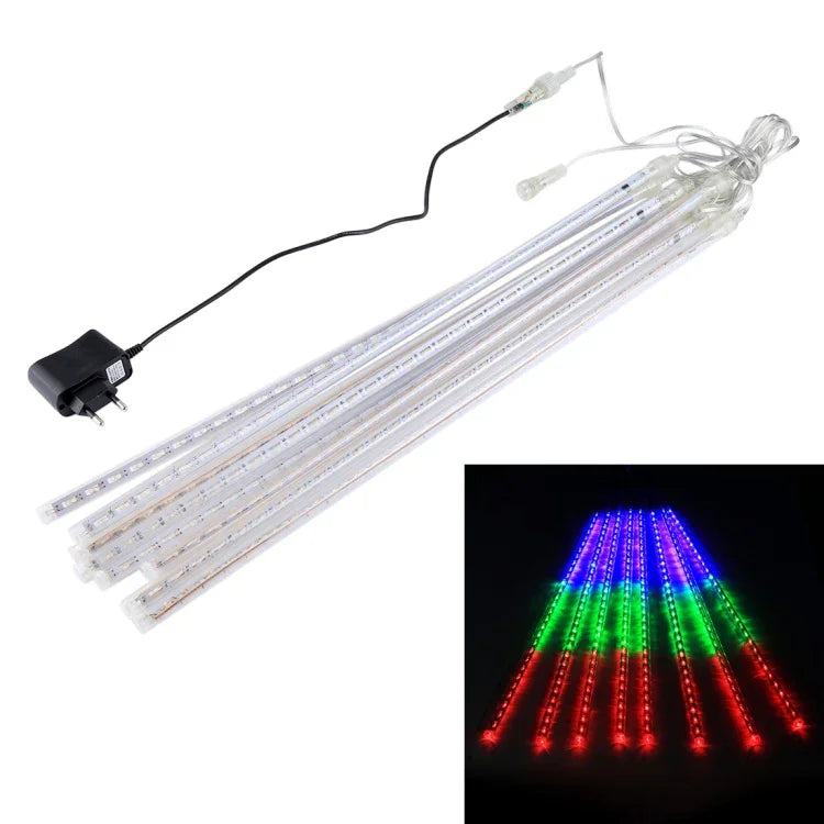 LED Dekoleuchte, Rohrdurchmesser: 1,2 cm, AC 100-240 V, US-, EU-Stecker optional, 8 Stück 50 cm/Blau, 8 Stück 50 cm/Bunt, 8 Stück 50 cm/Weiß