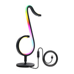 Heim RGB Illusorische Farb-Musiknoten Licht Schreibtischlampe