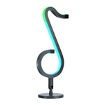 Heim RGB Illusorische Farb-Musiknoten Licht Schreibtischlampe