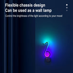 Heim RGB Illusorische Farb-Musiknoten Licht Schreibtischlampe