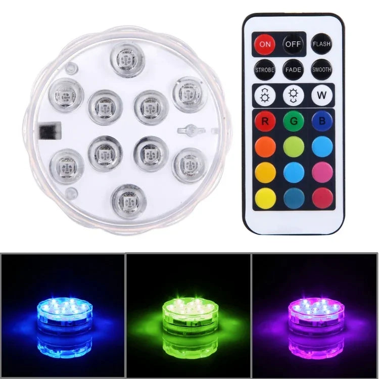 10 LEDs Zylinder Fernbedienung mit Fernbedienung, Fernbedienungsreichweite (im Freien): 24-30 Fuß, 10 LED